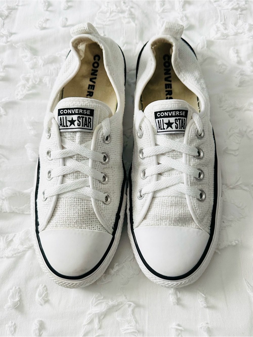 Vintage Women’s Converse Chuck Taylor All Star Shoreline Slip On White Low-Top